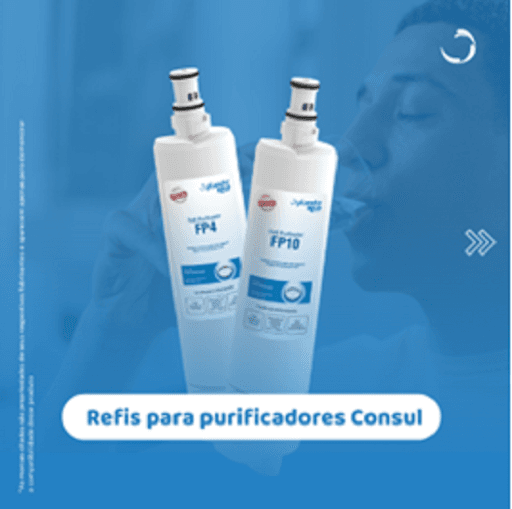 Você tem filtro de água Consul? Aqui você encontra os refis de reposição. 
Marca Planeta Água.