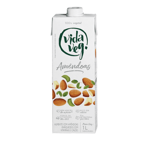 Bebida De Amêndoas Vida Veg 1L - Esta é a nova bebida do brasileiro inteligente, que busca através da alimentação uma maneira de ter uma vida mais saudável e contribuir para um mundo melhor.

Validade: 12 meses

Ingredientes: leite de amêndoas (água, pasta de amêndoas), creme de coco, proteína de ervilha, fosfato tricálcico (cálcio), vitaminas (b6 e b12), estabilizante (goma guar, goma gelana, polifosfatos), emulsificante lecitina de girassol, aroma natural e edulcorante stevia.

NÃO CONTÉM GLUTÉN. SEM LACTOSE.

ALÉRGICOS: CONTÉM DE AMÊNDOAS.