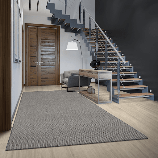 NEW BOUCLE VULCAN 97|56 Tapete para Sala, Sala de Jantar, Área Gourmet  - Tapetes São Carlos - A coleção NEW BOUCLE recebe Base Confortex - protege o piso, Ponto Base - anti derrapante, Proteção UV- protege contra o desbotamento, Fios Roselan - polipropileno resistente, acabamento em debrum e/ou duas barras viradas, é lavável, pode ser feito em tamanhos redondos. Medidas disponíveis 0.50X1.00, 0.66X1.20, 0.66X1.80, 0.66X2.40, 0.75X1.80, 0.75X2.40, 1.00X1.50, 1.00X1.60, 1.40 RED., 1.50X2.00, 1.50X2.50, 2.00X2.50, 2.00X3.00, 2.50X3.00, 2.50X3.50, 3.00X4.00, 4.00X5.00 e 4.00X6.00