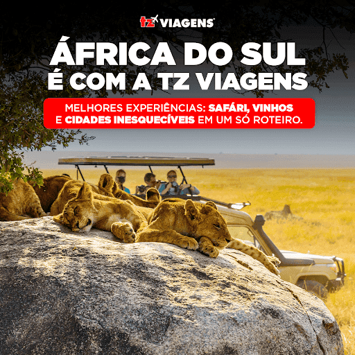 A África do Sul é aquele destino que entrega tudo: 

natureza, cultura e experiências memoráveis em uma única viagem! ✨

Com a TZ Viagens, cada roteiro é desenhado para combinar o seu estilo com o melhor que o país oferece, equilibrando aventura com momentos de pura diversão.

☎️ Envie sua mensagem para garantir seu roteiro personalizado da sua jornada sul-africana!

#tzviagens @tzviagens #agenciadeviagens #turismointernacional #africadosul