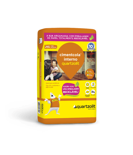 Adesivo P/ Argamassa Chapix Balde 18L - Quartzolit - Cimentcola com secagem rápida, bicomponente e de alta performance especialmente desenvolvida para o assentamento de revestimentos especiais como Pedra Hijau e Porcelanato Slim tipo ACI, conforme a NBR 14.081.











Encontre argamassa cimentcola premium flex quartzolit no material de construção pertinho de você.