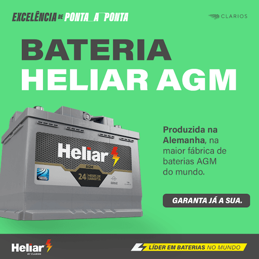 Excelência de ponta a ponta - 🔋 BATERIA HELIAR AGM – EXCELÊNCIA DE PONTA A PONTA! 🔋

Se você busca máxima performance e durabilidade, a Heliar AGM é a escolha certa! 🚗⚡

✅ Produzida na Alemanha, na maior fábrica de baterias AGM do mundo.
✅ Tecnologia de ponta para maior eficiência e resistência.
✅ 24 meses de garantia para sua tranquilidade.

🔹 Líder em baterias no mundo! 🔹

Garanta já a sua e tenha mais potência para seguir seu caminho! 🚀

#HeliarAGM #BateriaDeAltaPerformance #EnergiaQueImpulsiona #LíderEmBaterias