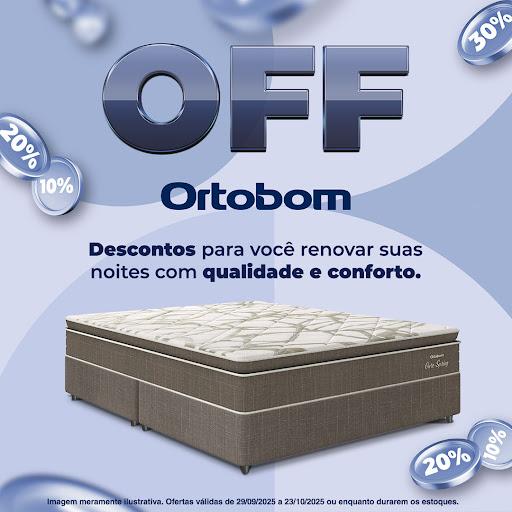 Novo mês, novas ofertas! 😉

Começou a OFF Ortobom com até 30% de desconto para você renovar suas noites com qualidade e conforto. 

Aproveite colchões, bases, cabeceiras, travesseiros e diversos outros produtos Ortobom com condições imperdíveis!

Visite nossa loja e confira todas as ofertas.
