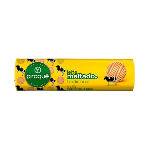 Biscoito piraque leite maltado -