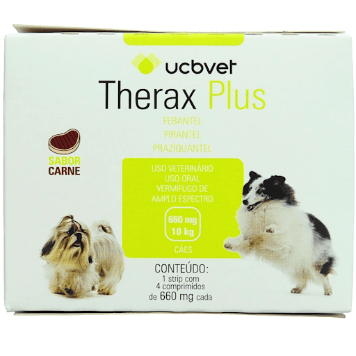Therax Plus 660Mg Cx 4 Comp. (Sabor Carne) -