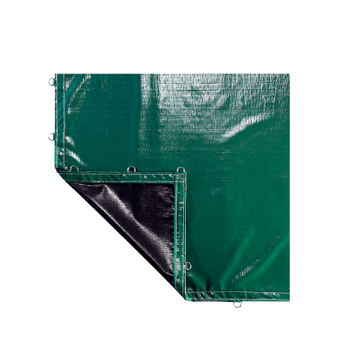 Vinilona Sansuy Verde com Avesso Preto - A Vinilona Sansuy é uma cobertura para caminhão confeccionada em laminado de PVC reforçado com tecido de poliéster de alta tenacidade, totalmente impermeável e com grande durabilidade. Aplicável tanto ao segmento de cargas rodoviárias, quanto aos transportes marítimos e ferroviários. Os maiores fabricantes de carrocerias adotam Vinilona Sansuy como peça original em seus produtos. Uma lona que é conhecida pela alta qualidade e por uma tradição e reconhecimento sem precedentes.Possui diversas opções de cores. Meias argolas de aço galvanizado colocado a cada 40 cm nas laterais e a cada 25 cm nas cabeceiras.

Soldado através de máquinas de alta freqüência e com costuras duplas nas bainhas.