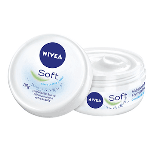 Hidratante Nivea Soft com 97g - O Creme Nivea Soft é um hidratante de rápida absorção desenvolvido especialmente para manter a sua pele com o toque suave e macio.