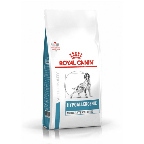 Hypoallergenic Moderate Calorie 10,1Kg - Indicação: HYPOALLERGENIC MODERATE CALORIE CANINE é um alimento coadjuvante seco indicado para cães adultos com tendência ao sobrepeso, formulado com fontes selecionadas de proteína e carboidrato para reduzir sensibilidades alimentares.


•	PROTEÍNA HIDROLISADA: Proteína hidrolisada com baixo peso molecular para um alimento com baixo potencial alergênico.


•	CONTEÚDO CALÓRICO MODERADO: Conteúdo calórico moderado para ajudar a manter um peso ideal. 


•	BARREIRA CUTÂNEA: Formulado para auxiliar no suporte à barreira protetora natural da pele, para uma ótima saúde cutânea.  


•	FÓSFORO MODERADO: Ingestão moderada de fósforo para auxiliar no suporte à função renal saudável.