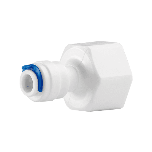 Conexão Reta Planeta Água, rosca interna 1/2'' para tubo, CN001 - Aplicável em água potável, rosca interta e engate rápido.
