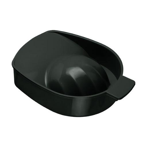 Bacia Anatômica p/ Manicure - Preta - Uma unidade.