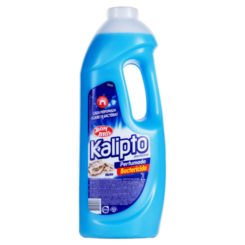 Desinfetante Multiuso Bactericida Marine Kalipto Frasco 2l - Versátil e com perfume suave, é o produto ideal para limpar e desinfetar toda a sua casa! Ótimo custo beneficio é perfeito para usar em quintais, garagens e tambem dentro de casa.