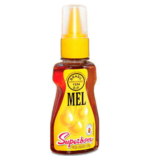 Mel Natural Bisnaga 200g - Superbom - Mel Superbom Bisnaga
