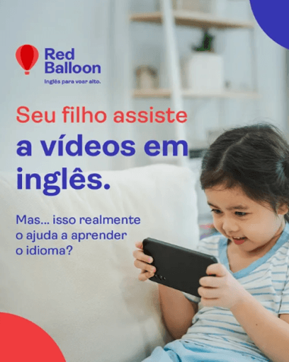 Seu filho adora assistir vídeos em inglês? Isso é ótimo — mas não é garantia de aprendizado.

Nem todo conteúdo ajuda.  Alguns são rápidos demais. Outros, cheios de gírias ou referências difíceis.
E, muitas vezes, o que falta é o mais importante: a mediação.

Na Red Balloon, o inglês se conecta com o universo da criança.
Filmes, séries, músicas e memes fazem parte das aulas, mas com propósito, curadoria, contexto e intenção pedagógica.

✨ Porque entretenimento, por aqui, vira ferramenta de mundo.

#RedBalloon #BalloonFlix #CulturaPopEducacional #AprenderComSentido #InglêsInfantil