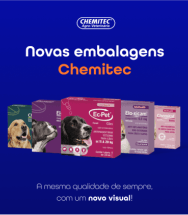 Novas embalagens Chemitec - A Chemitec está de cara nova! Nossos produtos ganharam novas embalagens, mais modernas e funcionais, mas a qualidade e excelência que você já conhece. Essa evolução reflete nosso compromisso contínuo com inovação e cuidado, sempre pensando no melhor para você, sua família e seus animais. 

Já conferiu as novas embalagens? Conta pra gente o que você achou!


#Chemitec #JuntosSomosChemitec #saúdeanimal #cuidadoanimal #pets
