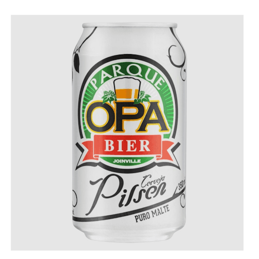 Pilsen Parque  350ml - OPA BIER - Originária da República Tcheca, é o gênero de cerveja mais consumido em todo o mundo. É leve, pura e possui todo o sabor e equilíbrio de uma Puro Malte. Com uma combinação de lúpulos selecionados que realçam um suave amargor, possui espuma cremosa e mantém todas as características de uma cerveja com sabor incomparável. É ideal para acompanhar carnes brancas, massas, peixes e saladas.