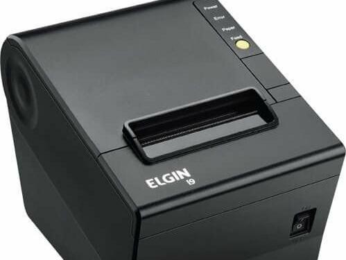 Impressora i9 da Elgin, alta velocidade de impressão e excelente robustez, ideal para NFC-e/SAT. E ainda pode funcionar como unidade geradora de senha autônoma (função UGS)