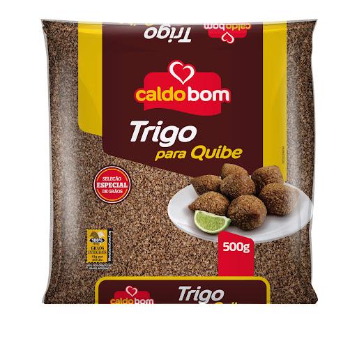Trigo para Quibe 500g - Caldo Bom - ALÉRGICOS: CONTÉM TRIGO EM GRÃOS. ALÉRGICOS: PODE CONTER SOJA. CONTÉM GLÚTEN.