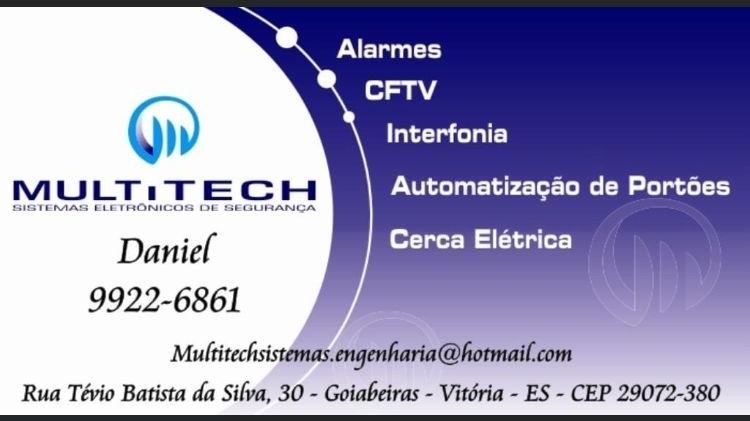 MultiTech Segurança eletrônica banner