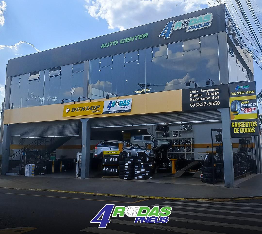 4 Rodas Pneus Araraquara - Dunlop banner