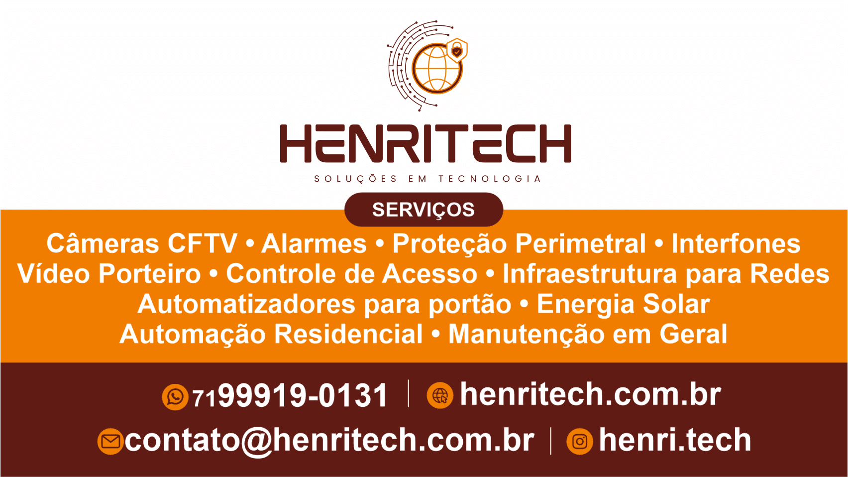 Henritech Soluções em Tecnologia banner
