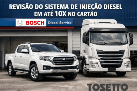 Tosetto Bosch Diesel Service Bombas Injetoras banner