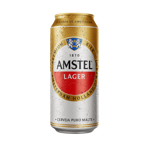 Cerveja Amstel Lata 473ml - Amstel Lata 473ml é uma cerveja lager puro malte apreciada em mais de 110 países.
Com receita europeia, ingredientes naturais e sem aditivos, levamos mais do que uma cerveja puro malte: levamos o espírito de Amsterdam para o mundo.
Seja em casa ou no bar, a Amstel em garrafa é a cerveja puro malte boa para compartilhar com os amigos.
A cor dourada e o sabor característico levemente amargo da Amstel vai destacar o espírito livre da marca e de Amsterdã no seu dia a dia.