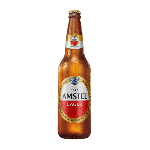 Cerveja Amstel Garrafa 600ml - A Amstel 600ml é uma cerveja lager puro malte apreciada em mais de 110 países.
Com receita europeia, ingredientes naturais e sem aditivos, levamos mais do que uma cerveja puro malte: levamos o espírito de Amsterdam para o mundo.
Seja em casa ou no bar, a Amstel em garrafa é a cerveja puro malte boa para compartilhar com os amigos.
A cor dourada e o sabor característico levemente amargo da Amstel vai destacar o espírito livre da marca e de Amsterdã no seu dia a dia.