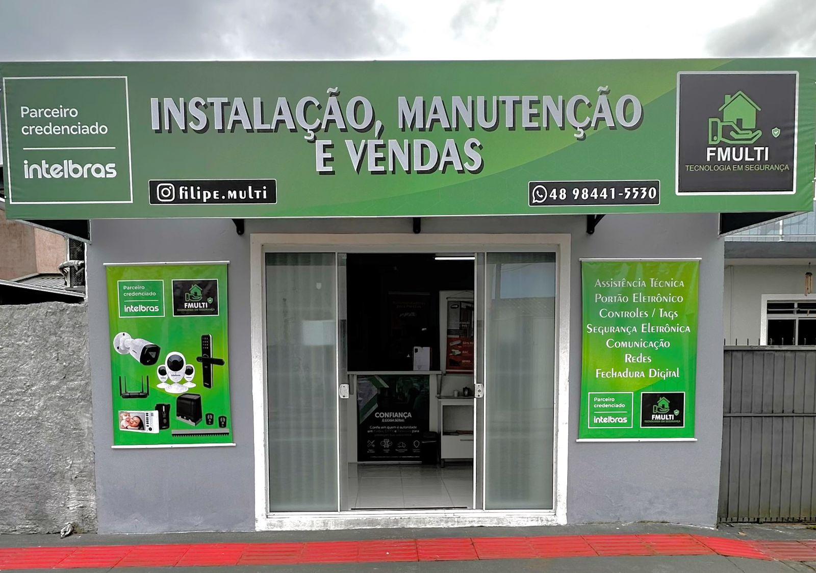 Fmulti portões eletrônicos ( revenda intelbras ) banner