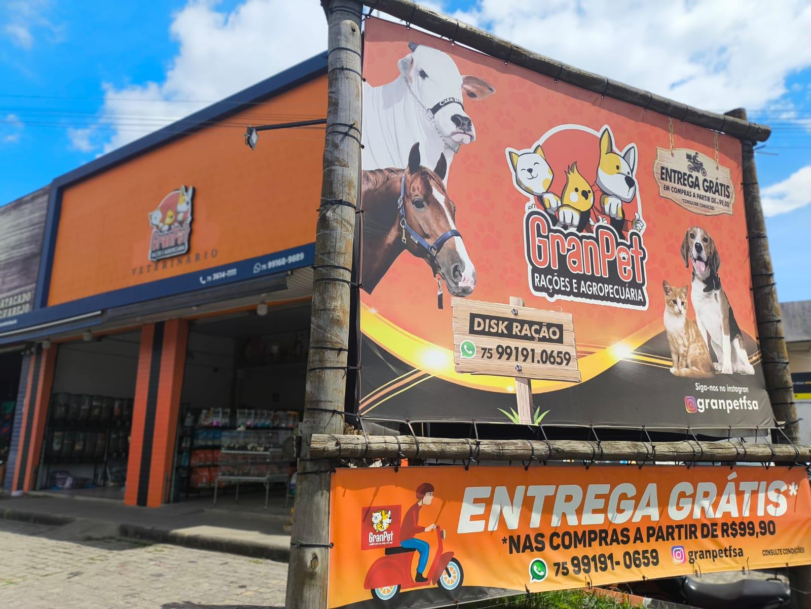 GranPet - Pet shop, Loja de Ração e Consultorio veterinario - Feira de Santana (Sobradinho) banner