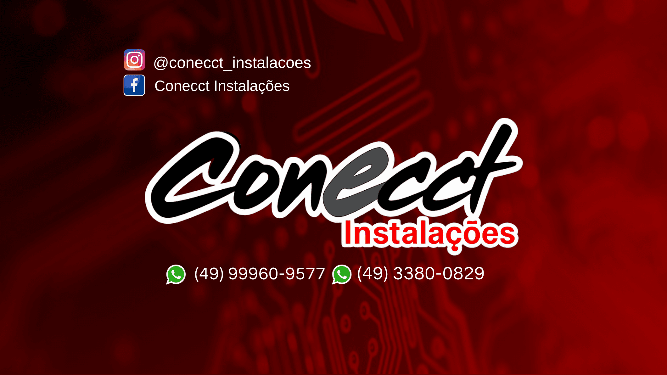 Conecct Instalações - Parceiro Credenciado Intelbras banner